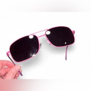 Vintage Fuchsia Sunglasses with Dark Lenses